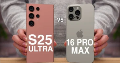iPhone 16 Pro Max vs Samsung Galaxy S25 Ultra